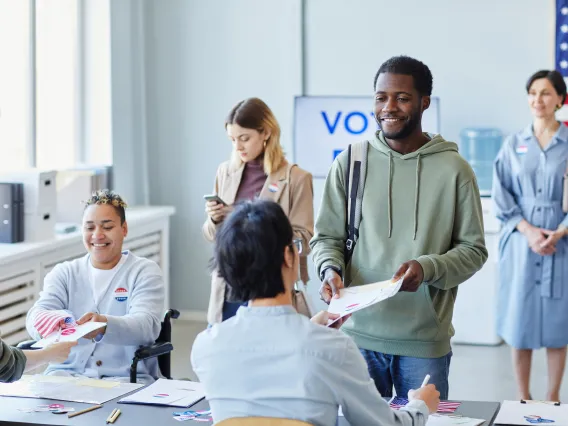 voting station